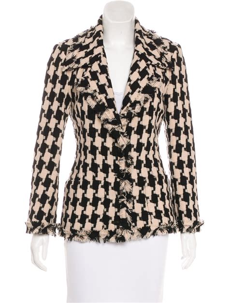 chanel blazer schwarz|Chanel blazer fabric.